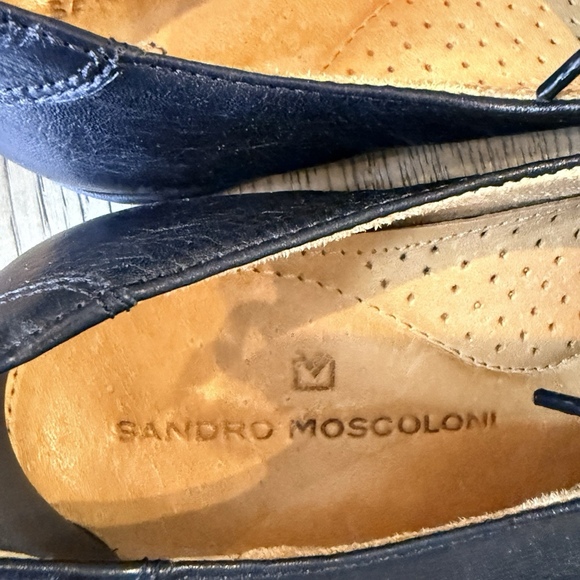 Sandro Moscoloni Men\'s Size 9.5 M Black leather Oxfords main image 6